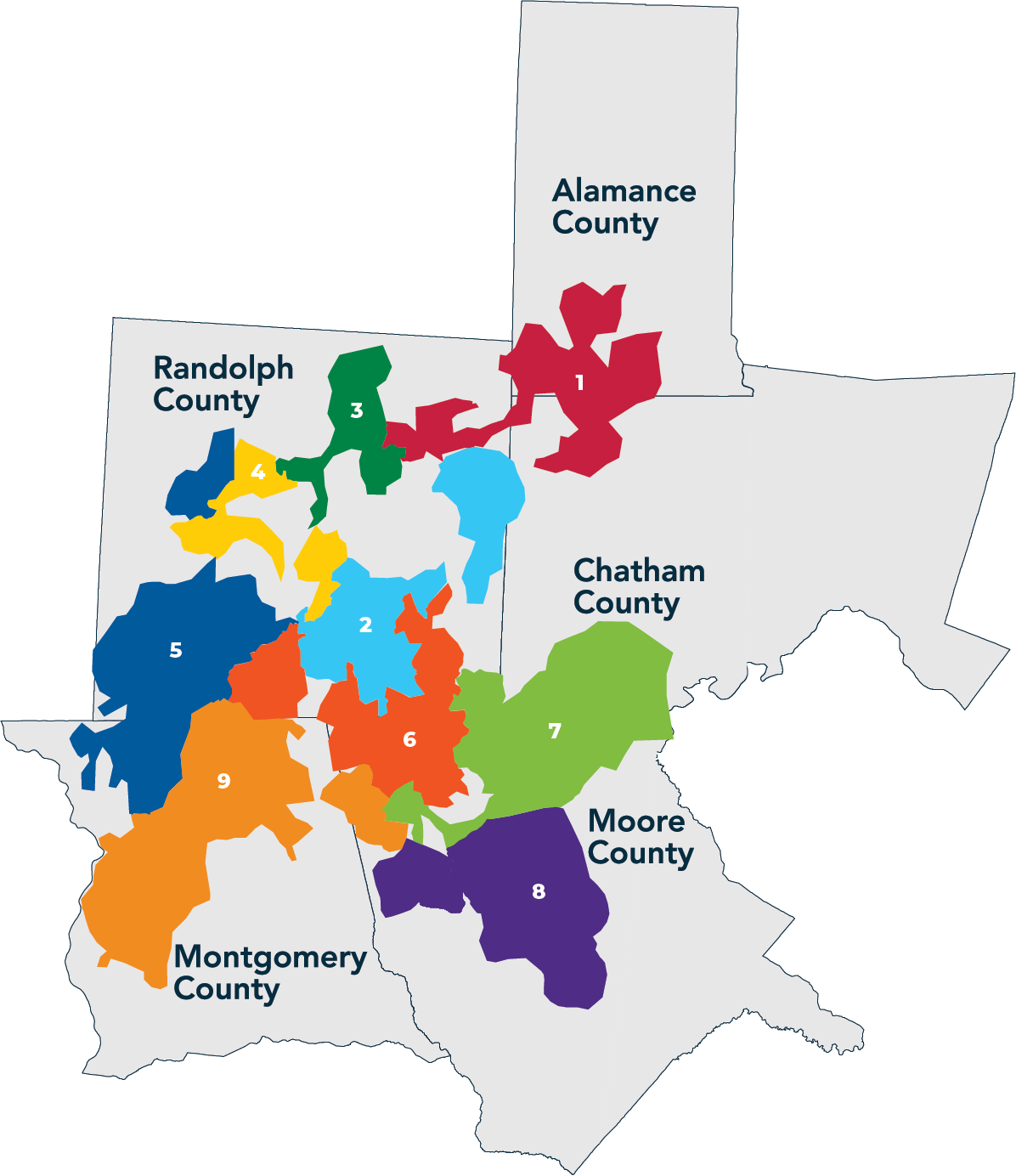 2021 Director District Map