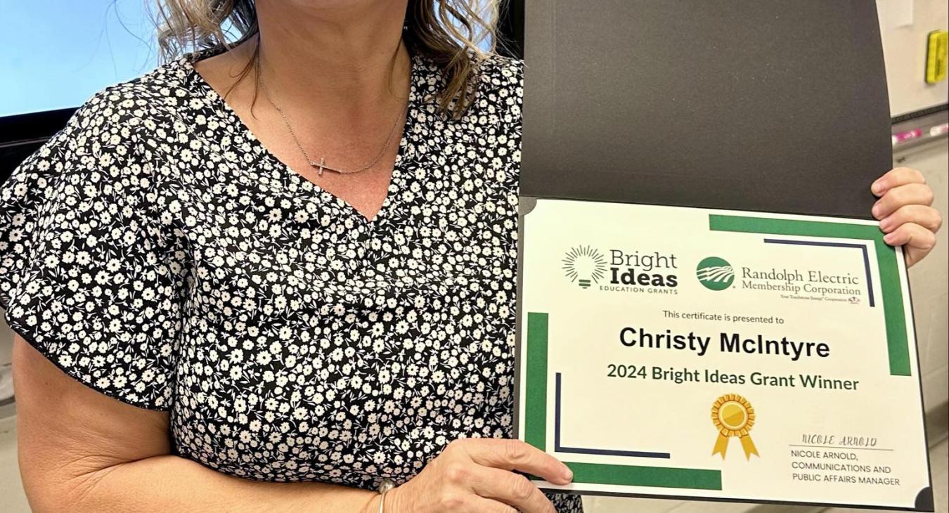 Christy McIntyre- Bright Idea Winner