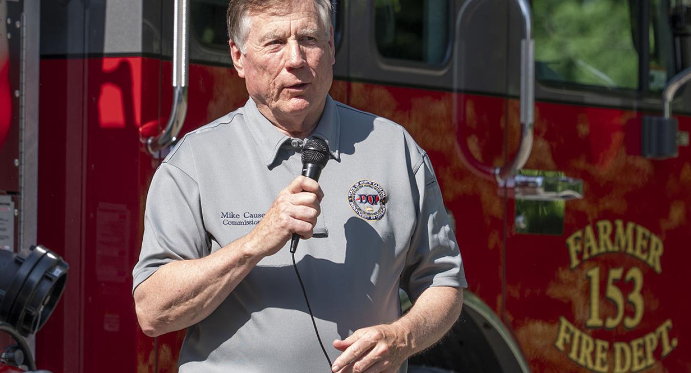 Farmer FD REDLG Check Presentation - NC Insurance Commissioner Mike Causey