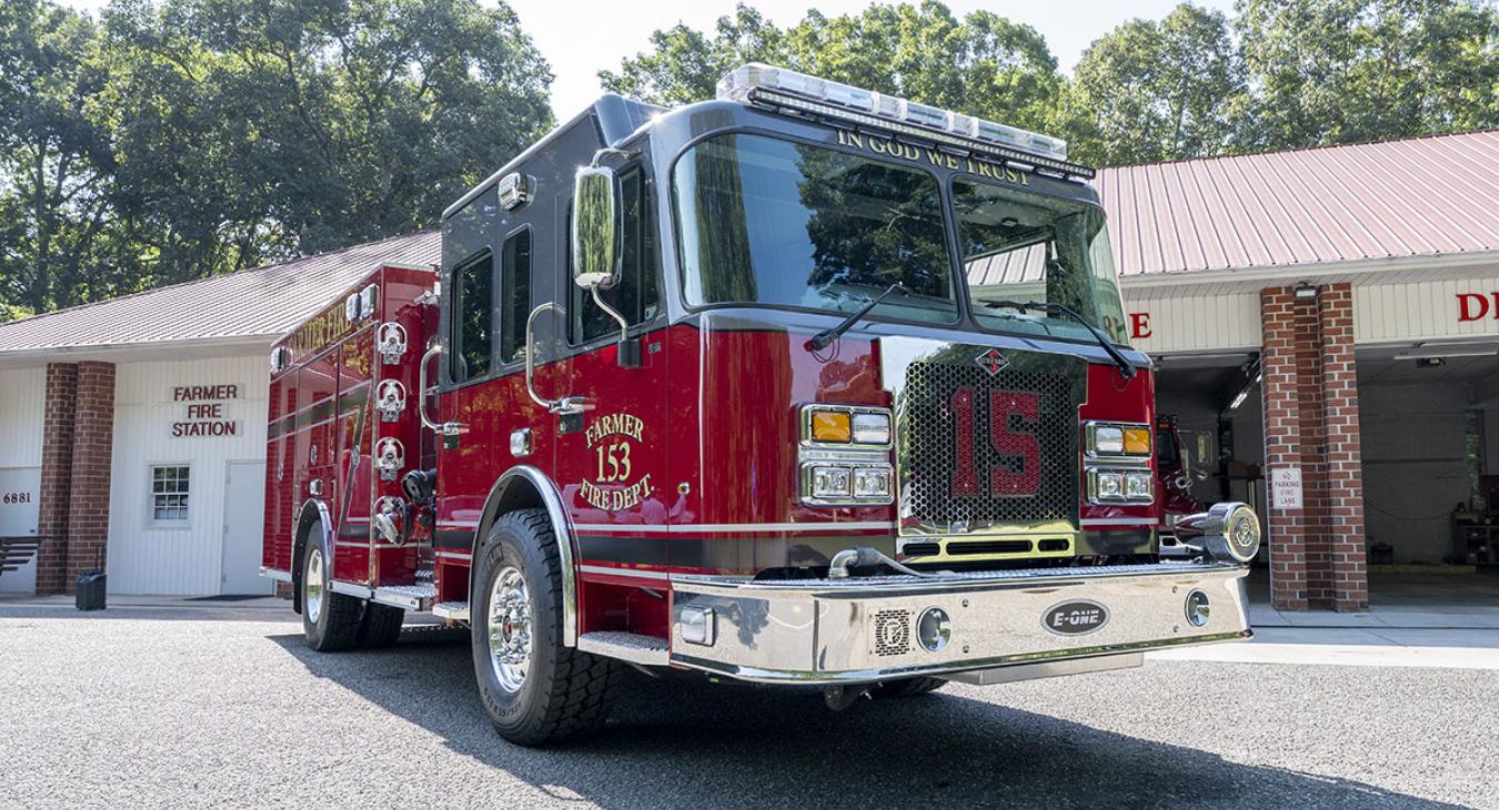 Farmer FD REDLG Check Presentation - New Pumper Fire Truck